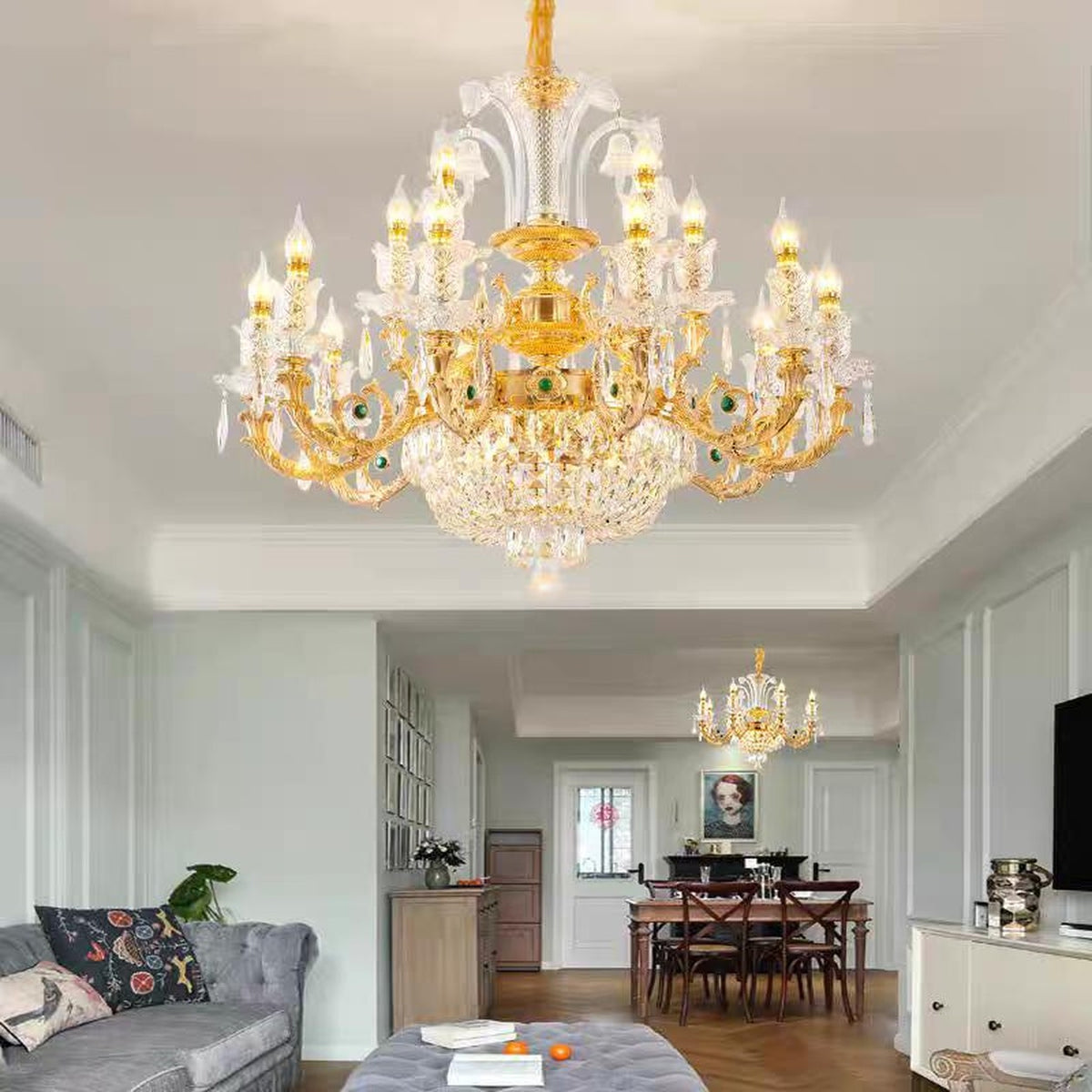 AM0527 — European Crystal Chandelier for Living Rooms