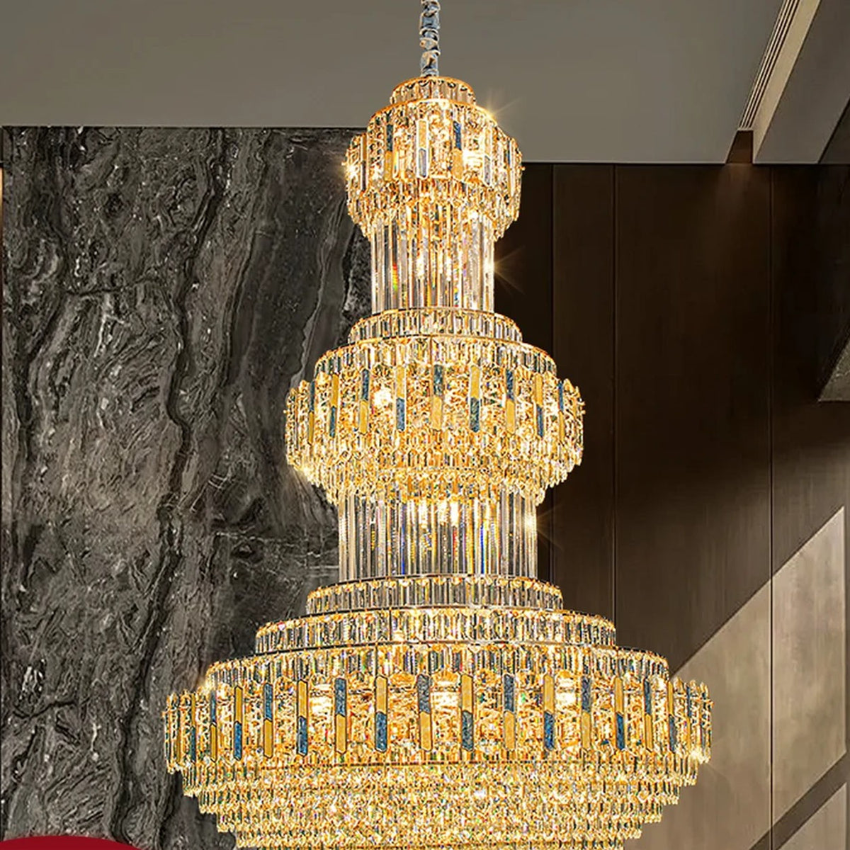AM0504 — Luxury Imported K9 Crystal Chandelier for Hotels