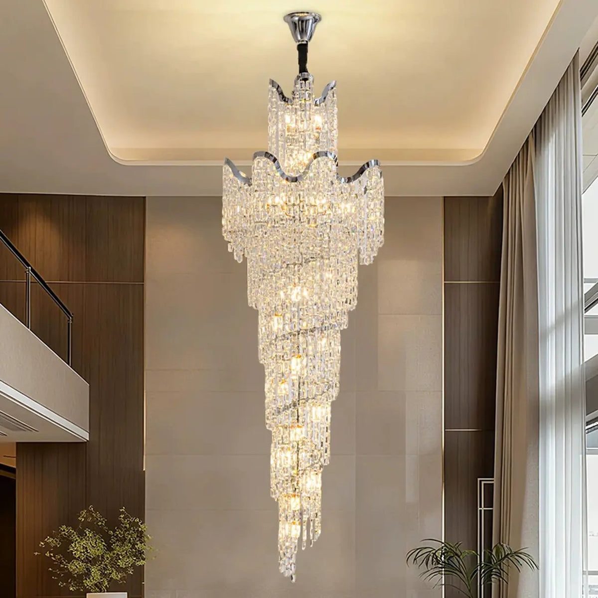 AM0591 — Light Luxury Stairwell Chandelier for Living Rooms
