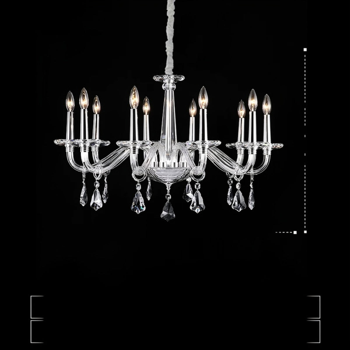 AM0846 — French Crystal Chandelier for Living Rooms