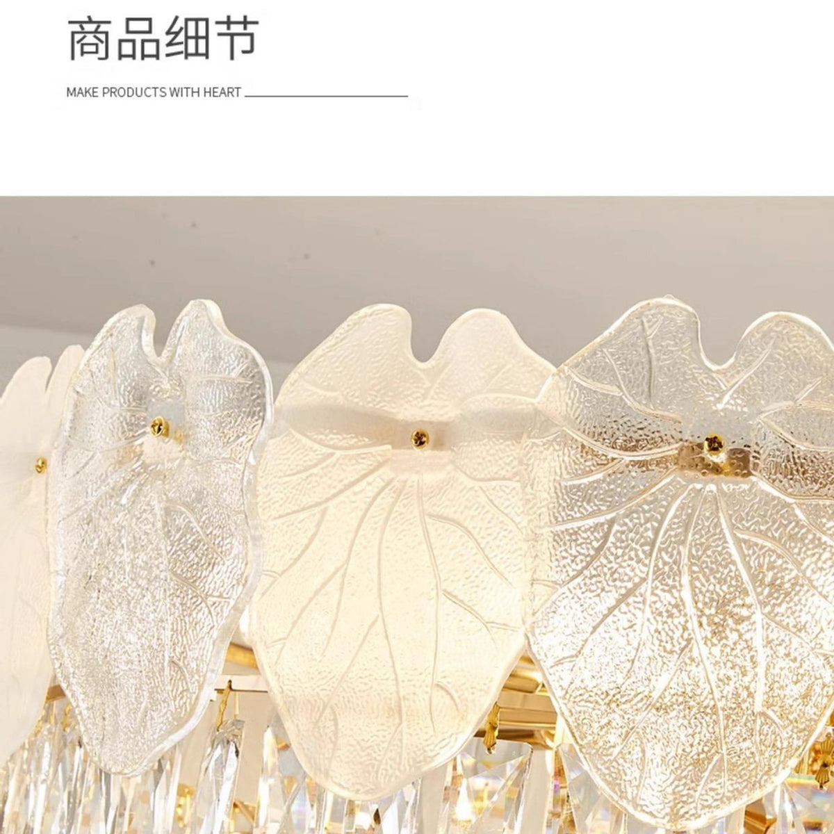 AM0646 — Light Luxury Crystal Chandelier for Living Rooms