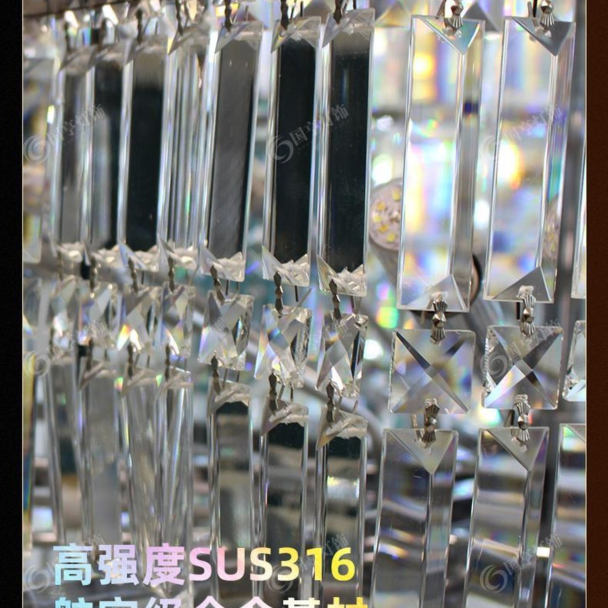 AM0488 — Light Luxury Crystal Chandelier for Living Rooms