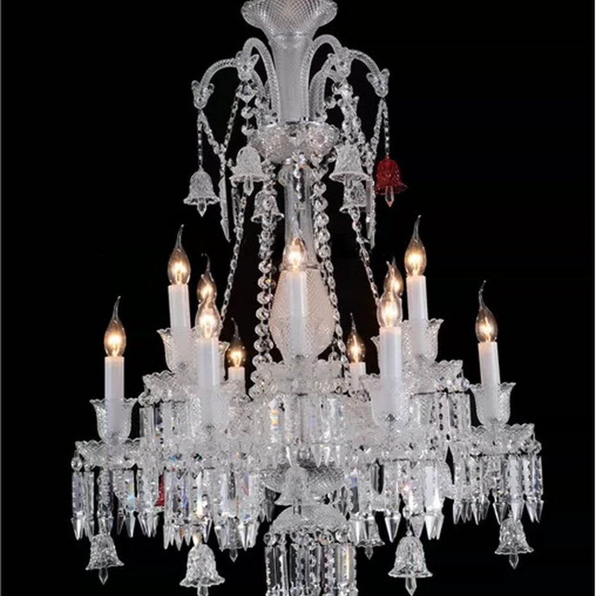 AM0866 — French Duplex Ballroom Stainless Steel Chandelier for Living Rooms
