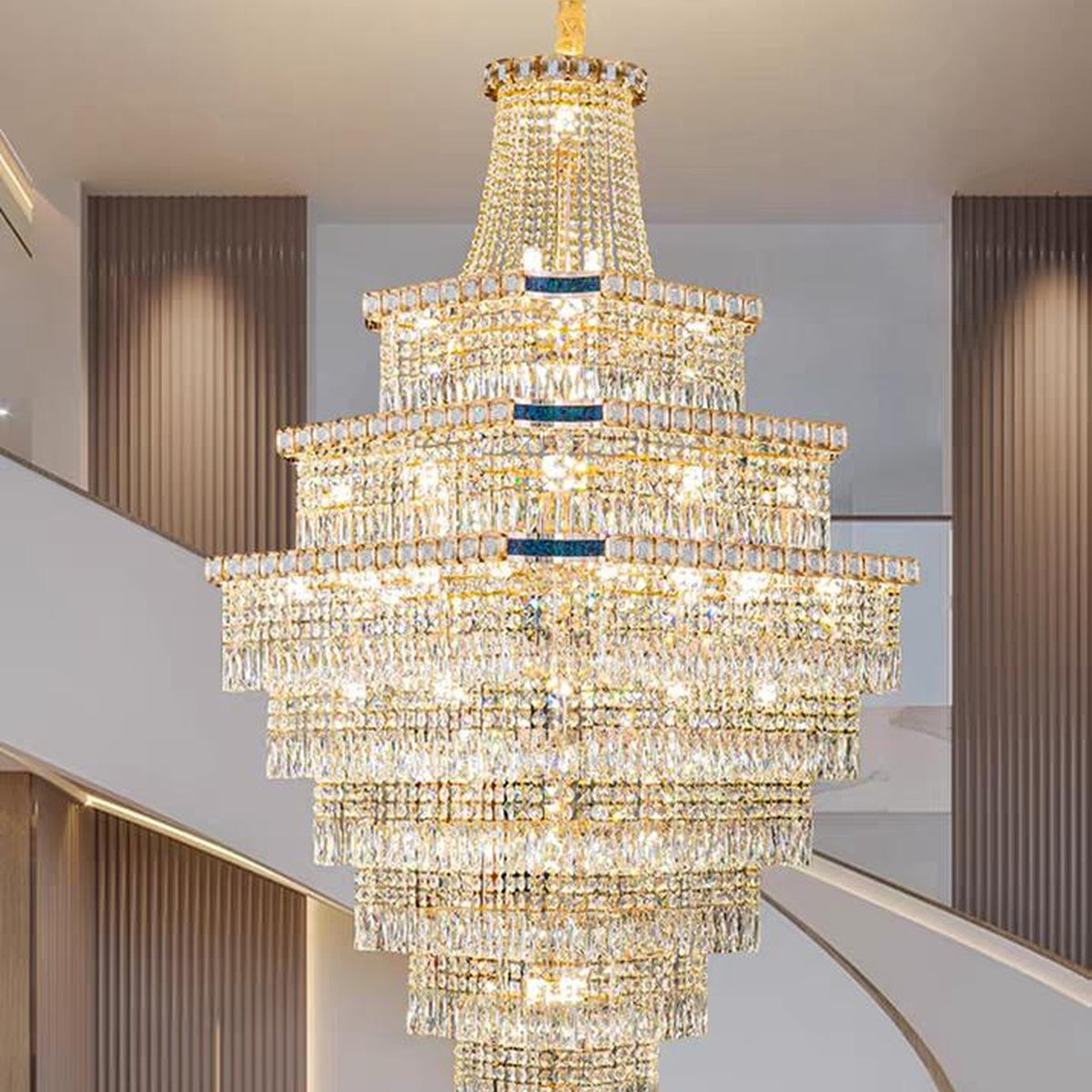 AM0499 — Modern Luxury Crystal Chandelier for Living Rooms