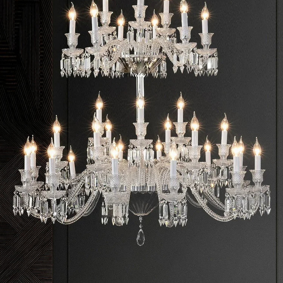 AM0843 — French Grand Hall Crystal Chandelier for Living Rooms