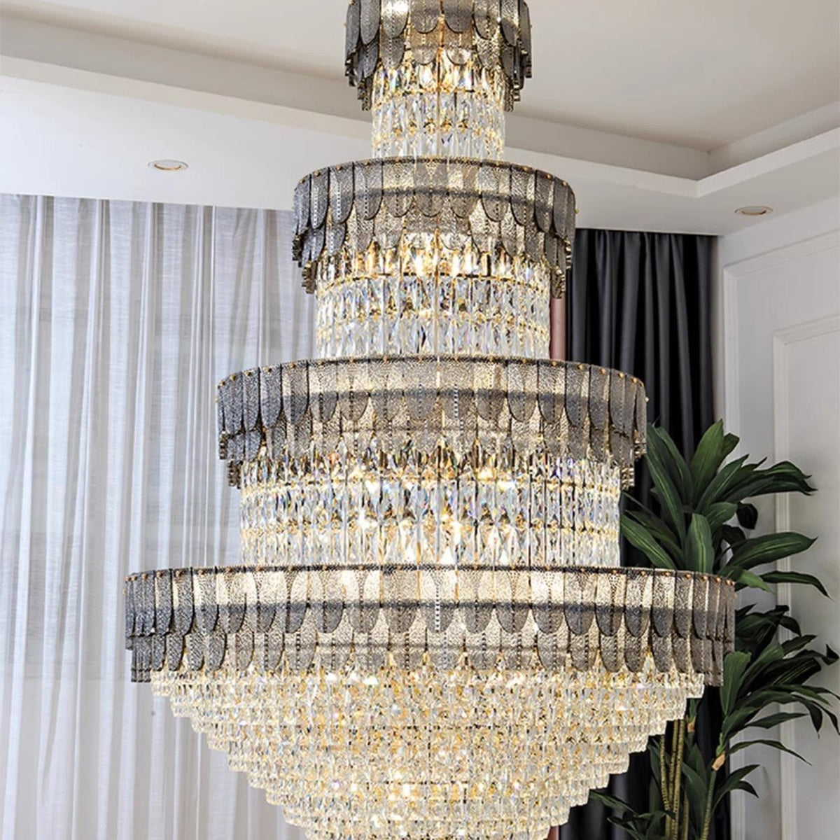 AM0654 — Modern Luxury Crystal Chandelier for Living Rooms