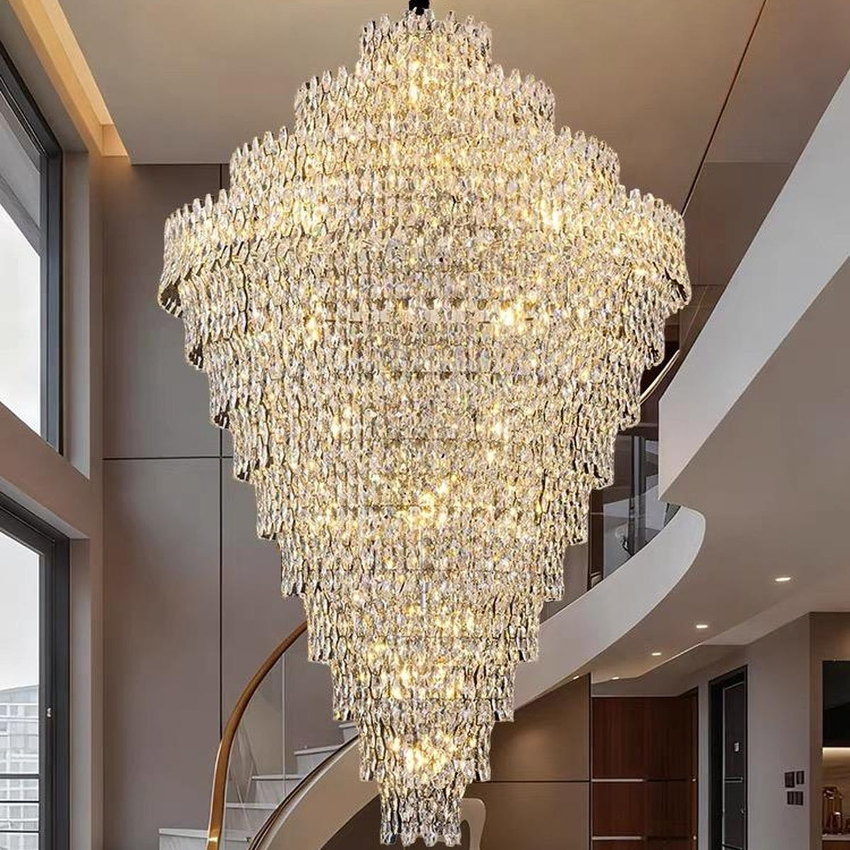 AM0583 — Modern Luxury Crystal Chandelier for Living Rooms