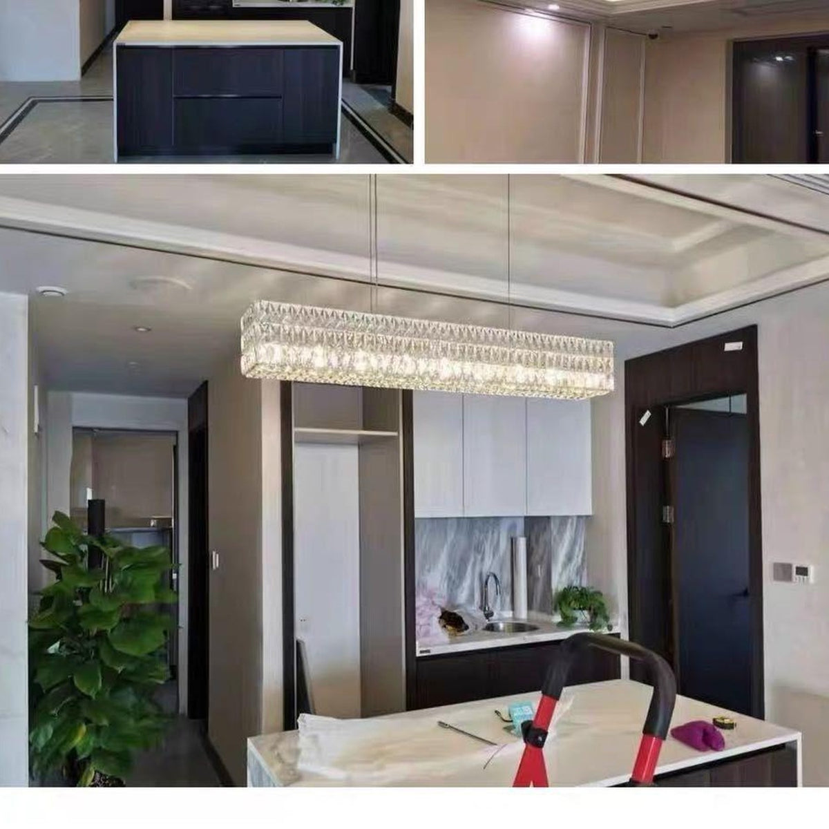 AM0570 — Postmodern Round Crystal Chandelier for Living Rooms