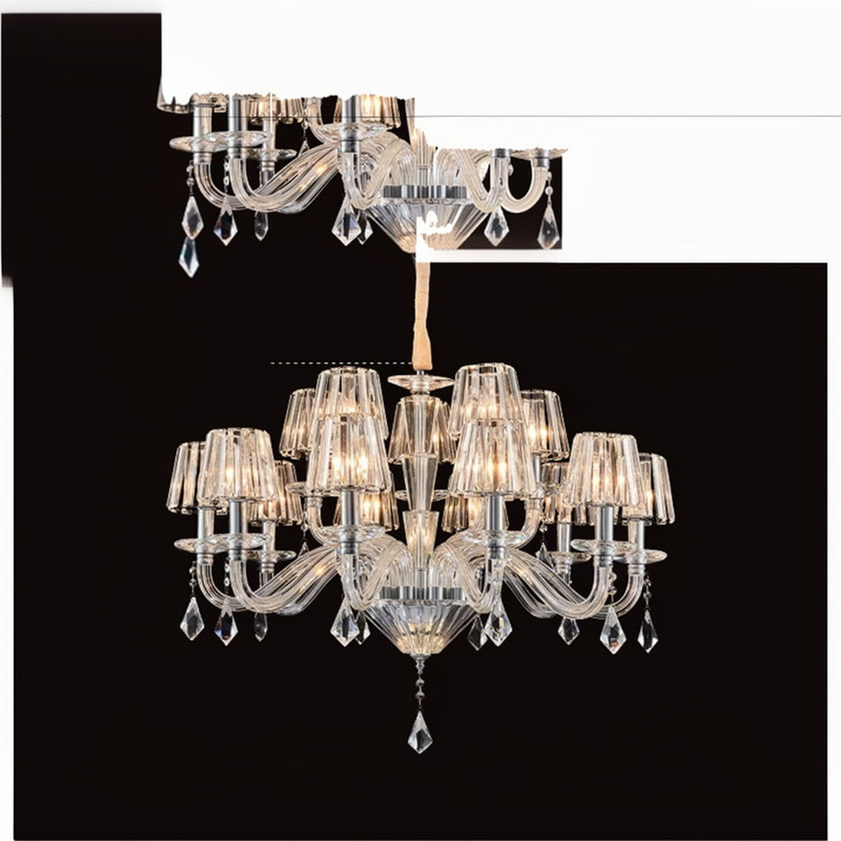 AM0859 — Modern Luxury Crystal French Chandelier for Living Rooms & Dining Rooms