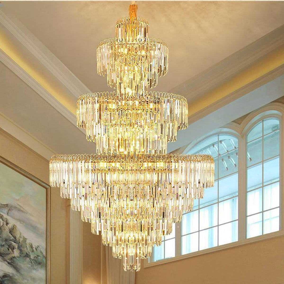 AM0572 — Grand Crystal Chandelier for Hotel Lobbies