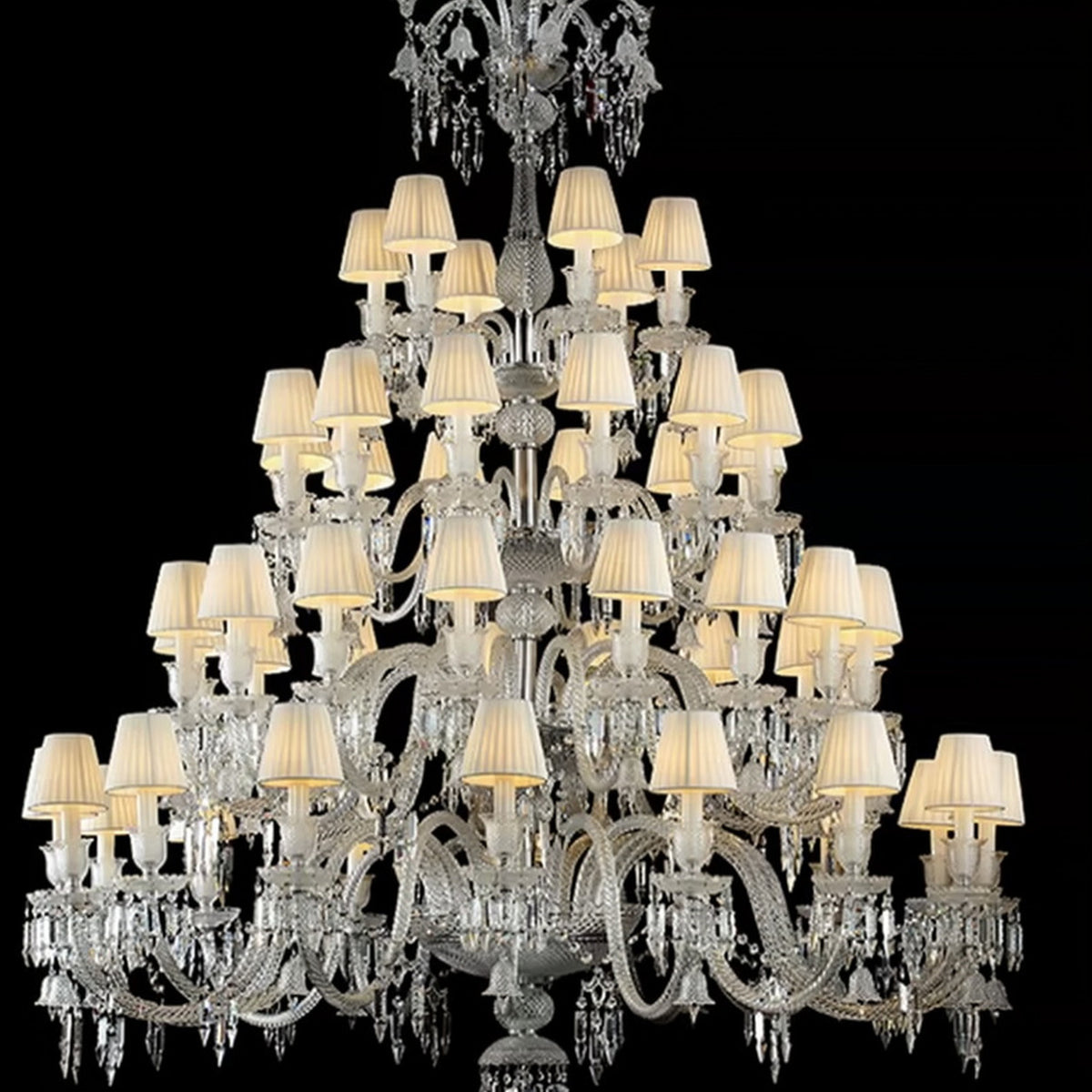 AM0806 — European Stairwell Grand Hall Crystal Chandelier for Loft Spaces & Duplex Spaces