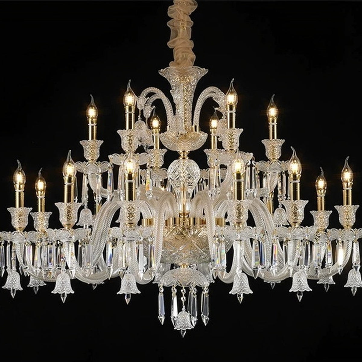 AM0825 — European Stairwell Grand Hall Crystal Chandelier for Dining Rooms