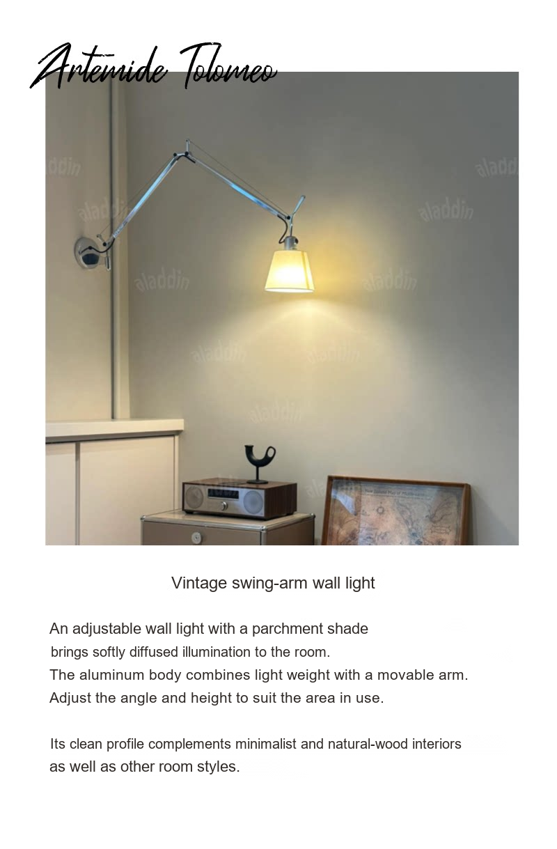 Adjustable Reading Wall Light — AM0157, view 7