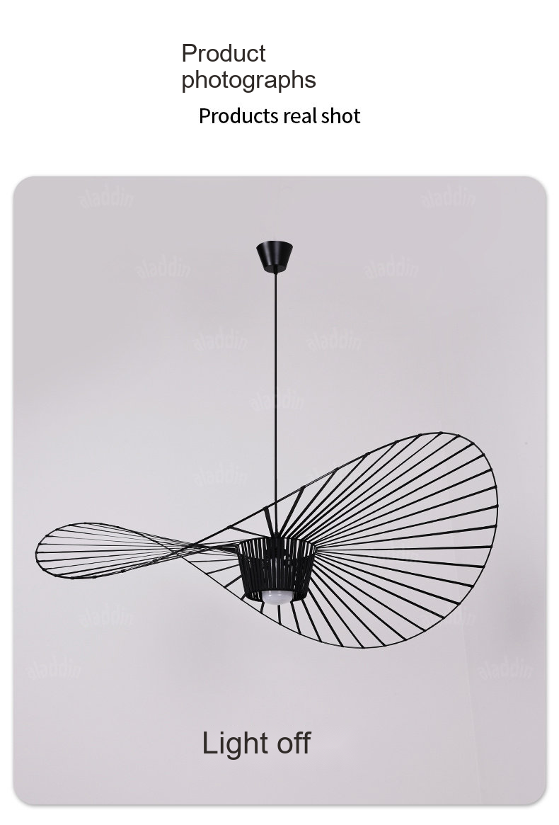 Wide Brim Pendant Light — AM0215, view 33