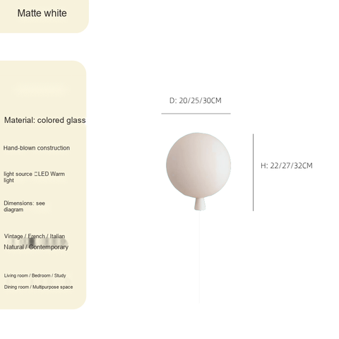 Wall light · Matte white · 20x20x22cm