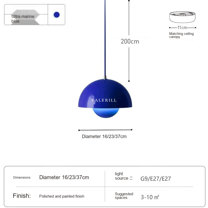 Flowerbud Pendant Light — AM0134, view 18