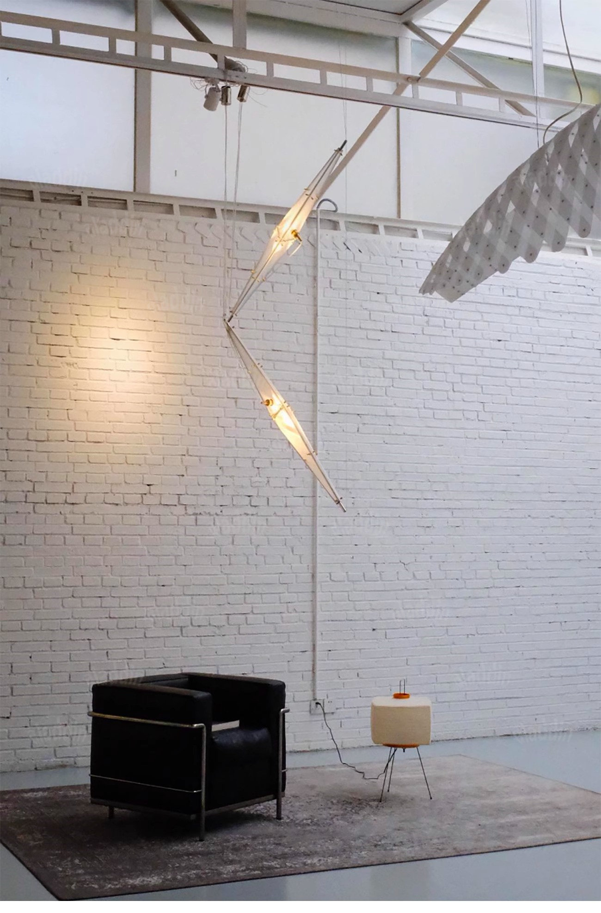 Sculptural Geometric Pendant Light — AM0223, view 21
