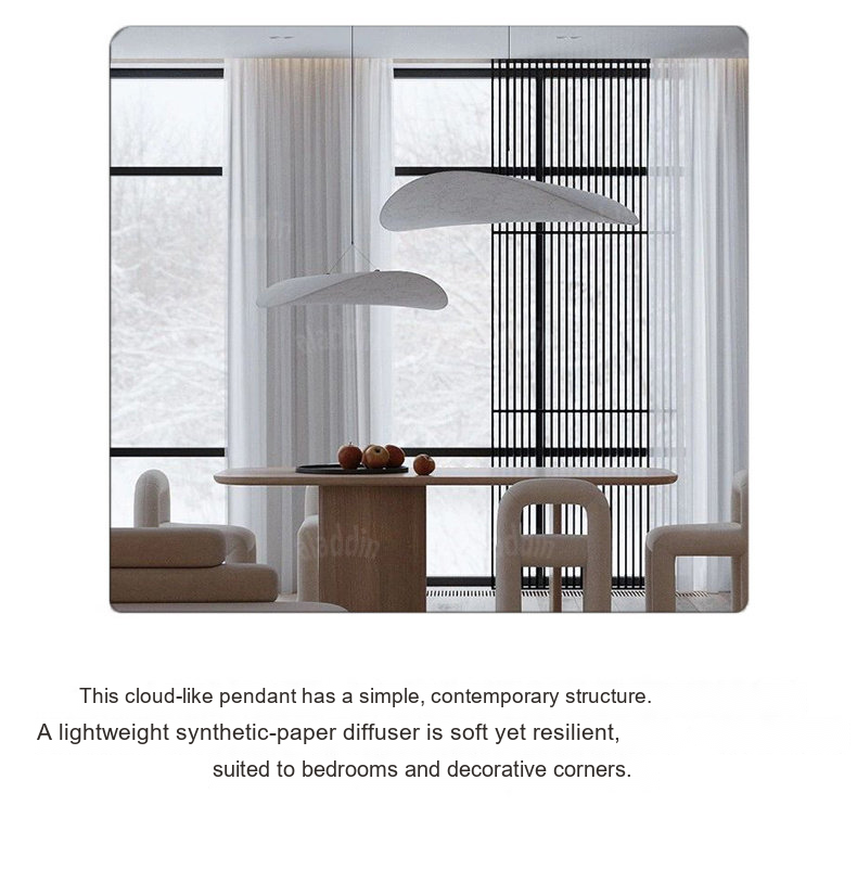 Sculptural Cloud Pendant Light — AM0204, view 11