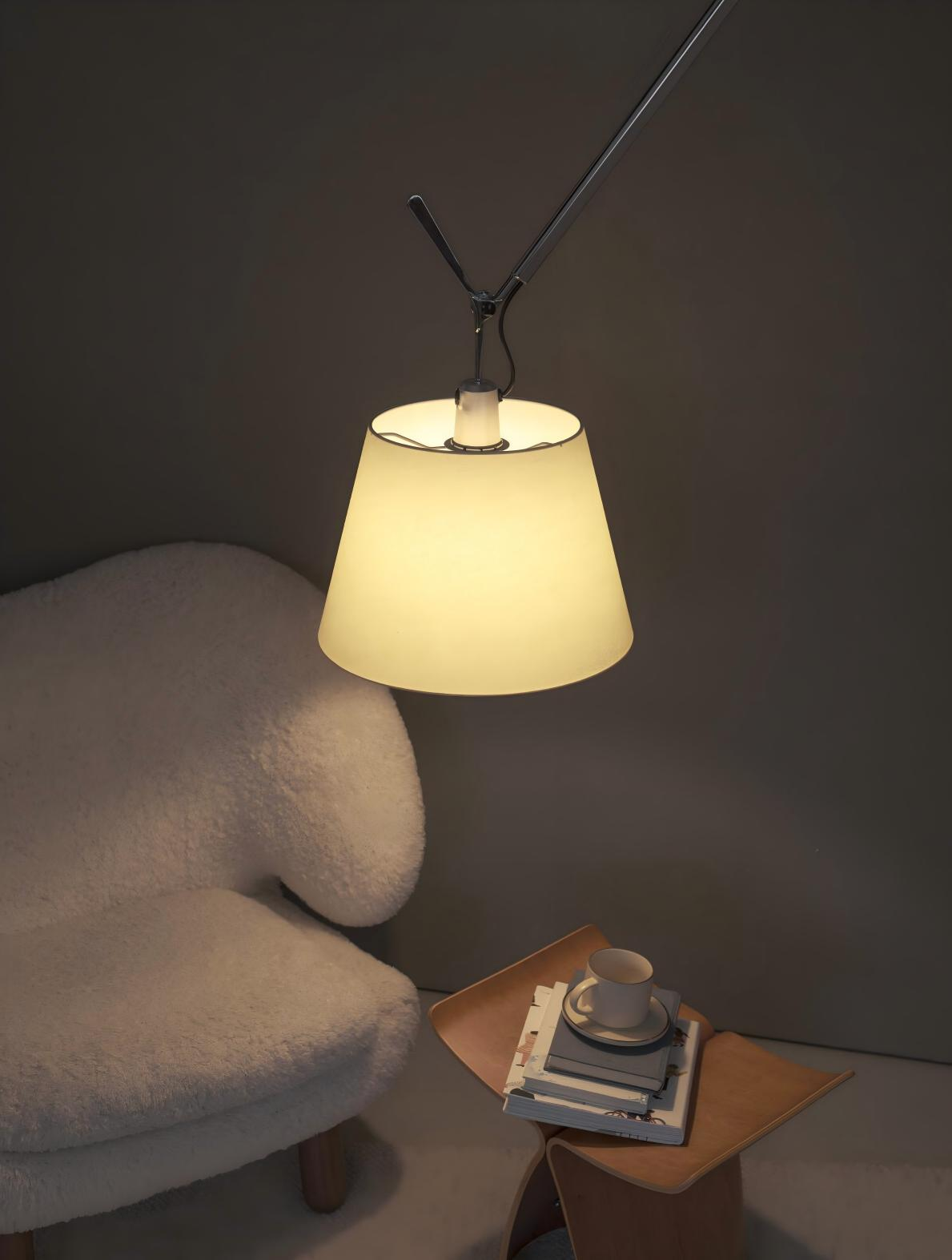 Adjustable Parchment Reading Floor Lamp — AM0192, view 17