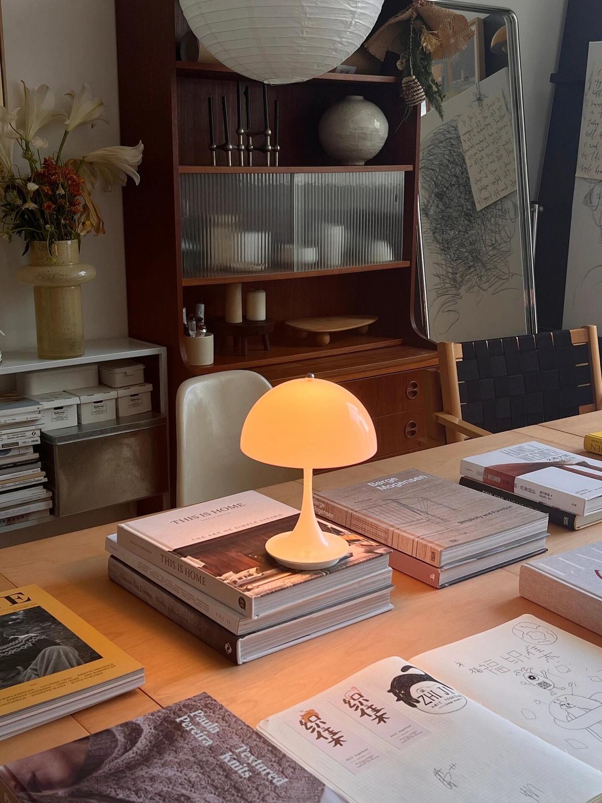 Portable Dimmable Mushroom Table Lamp — AM0136, view 41