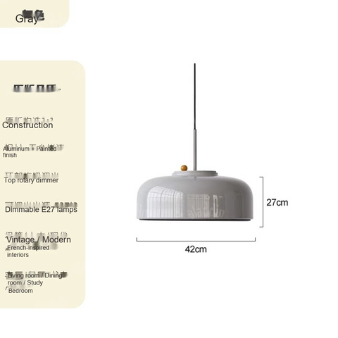 Gray D42CM · Rotary dimmer