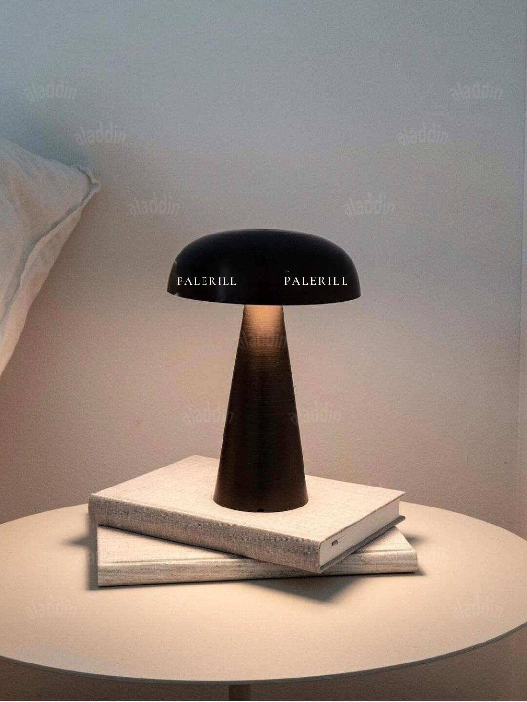 Brushed Metal Rechargeable Table Lamp — AM0144, view 1