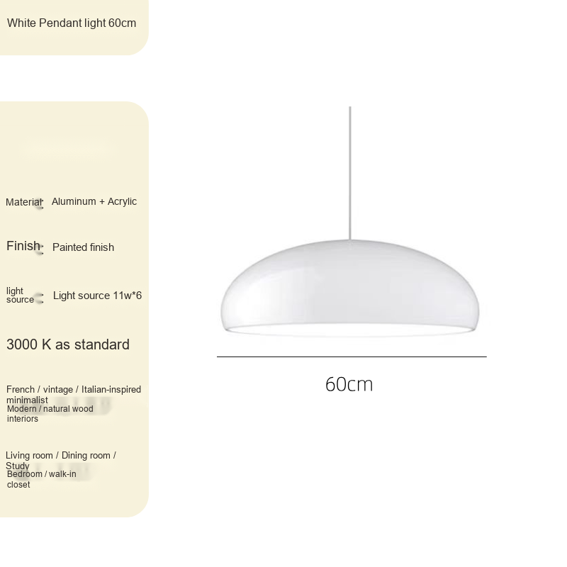 Minimalist Pendant & Ceiling Light — AM0251, view 12