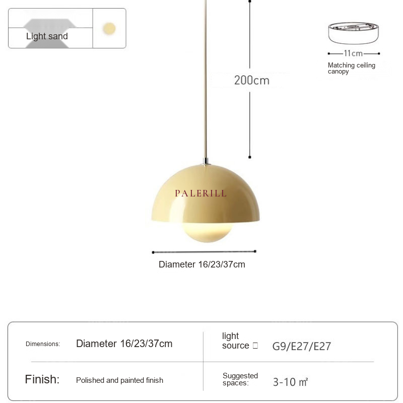 Flowerbud Pendant Light — AM0134, view 14