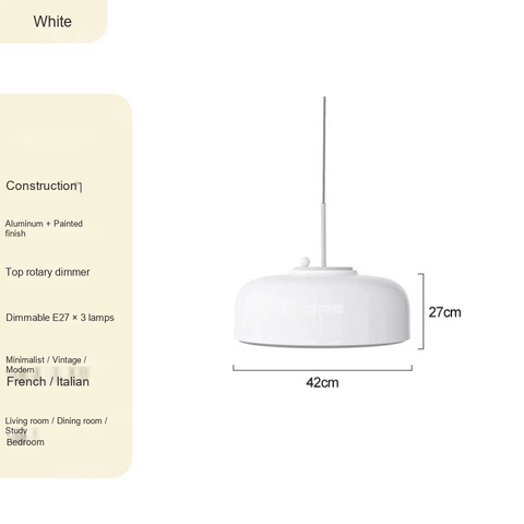 White D42CM · Rotary dimmer