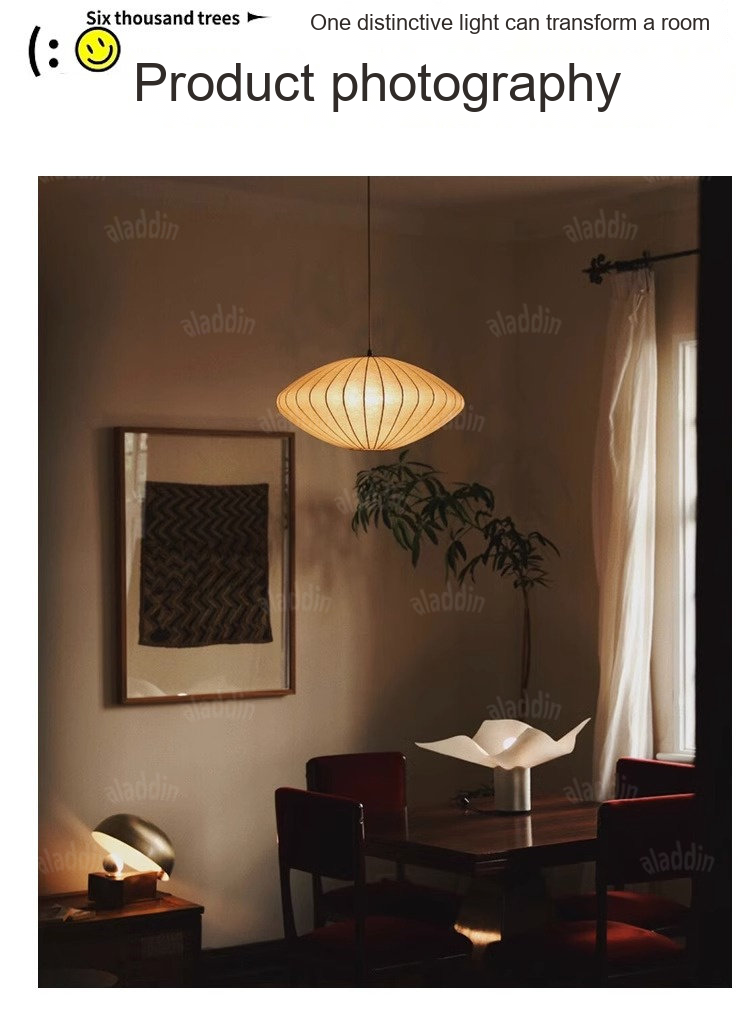 Cocoon Globe Pendant Light — AM0224, view 22