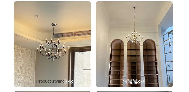 Multi-Arm Candle Chandelier — AM0220, view 28