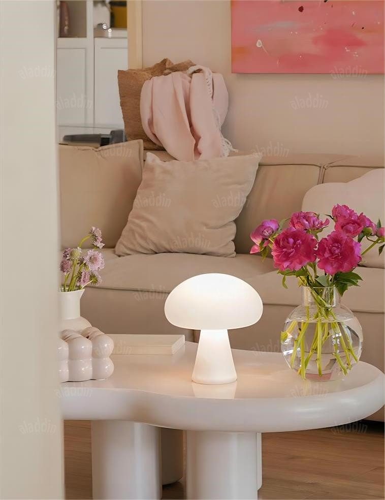 Frosted Glass Rechargeable Table Lamp — AM0147, view 15