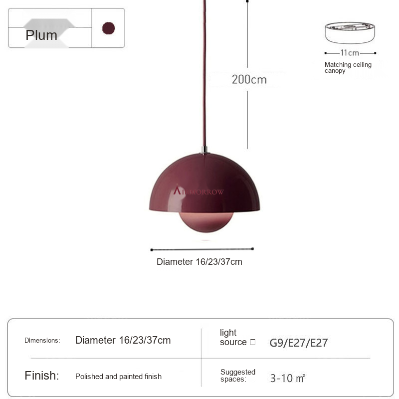 Flowerbud Pendant Light — AM0134, view 16