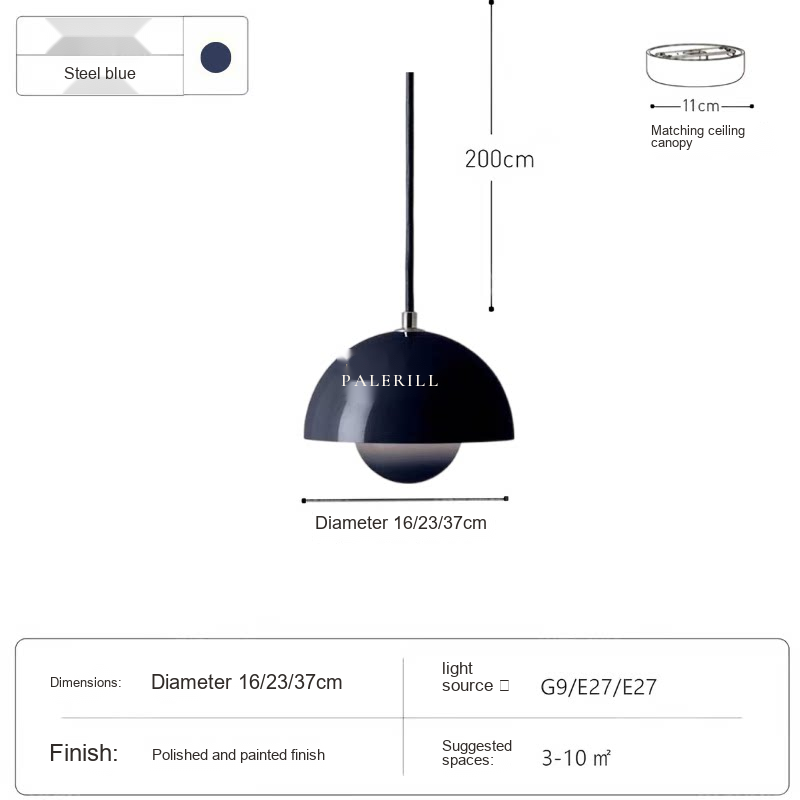Flowerbud Pendant Light — AM0134, view 5