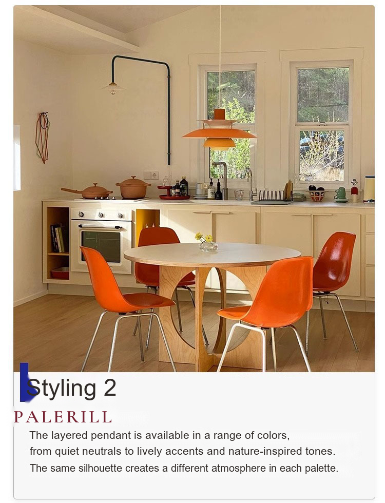 Layered Disc Pendant Light — AM0135, view 38