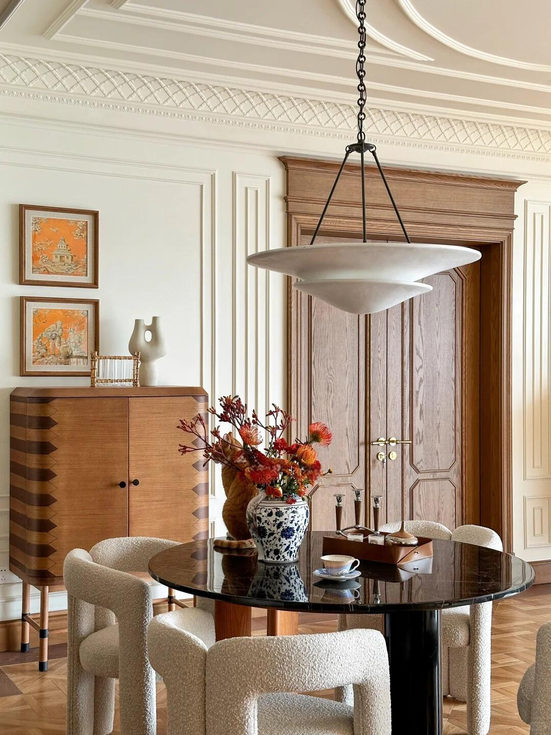 Brass & Plaster Pendant Light — AM0254, view 5