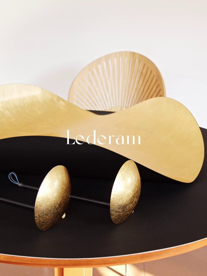 Gold Leaf Accent Pendant Light — AM0205, view 14