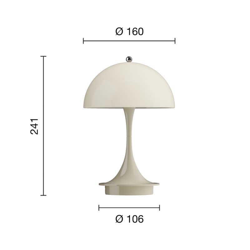 Portable LED Mushroom Table Lamp — AM0154, view 13