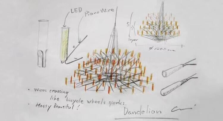 Multi-Tier LED Chandelier — AM0234, view 14