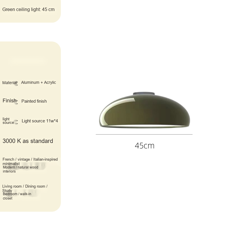 Minimalist Pendant & Ceiling Light — AM0251, view 22