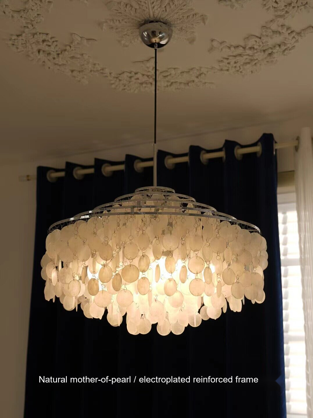Layered Shell Pendant Light — AM0141, view 1