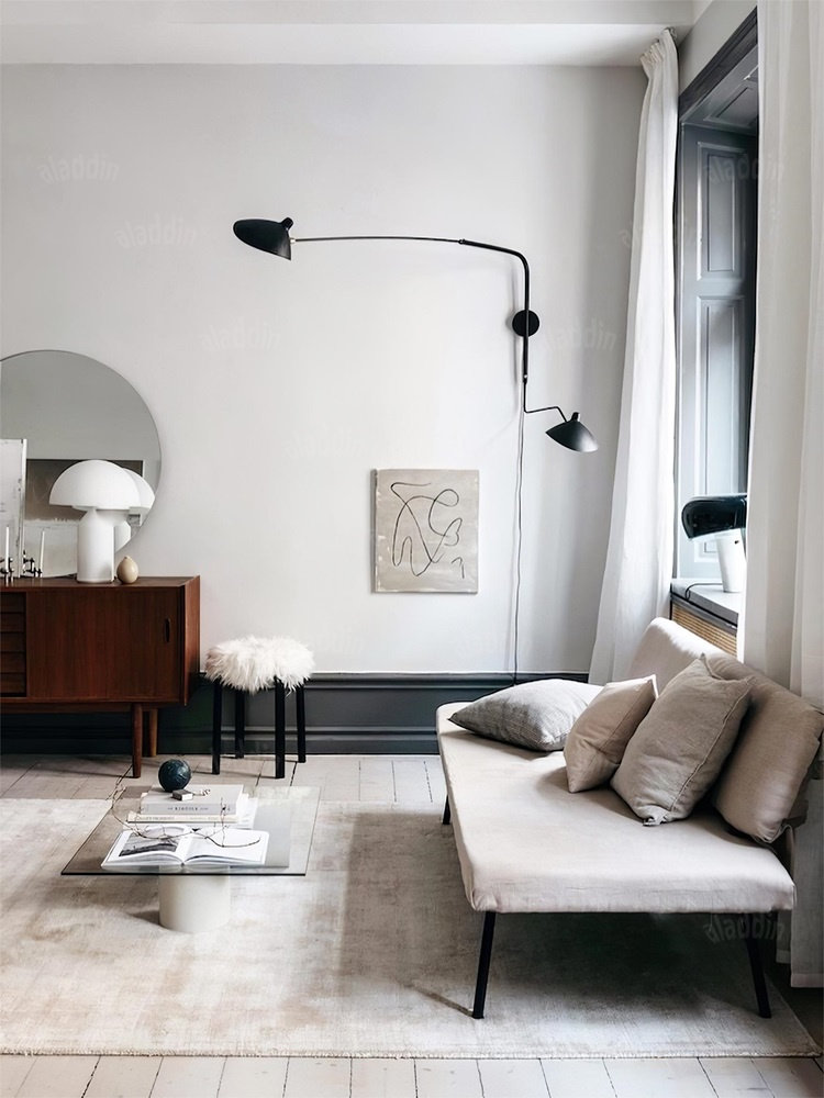 Long Swing-Arm Wall Light — AM0221, view 2