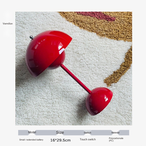 Vermilion · Extended-battery version · Touch switch