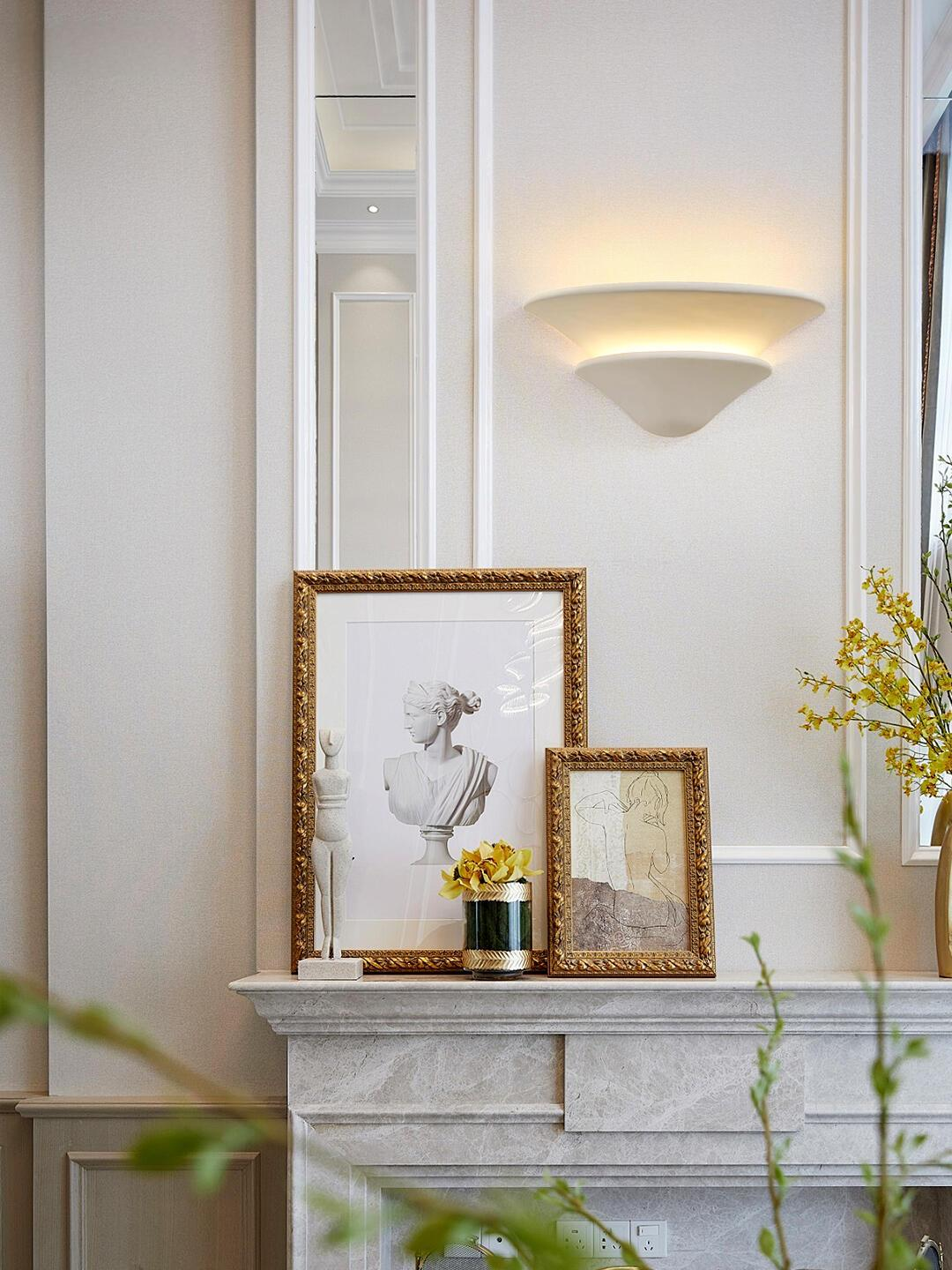 Double-Layer Plaster Wall Light — AM0253, view 3