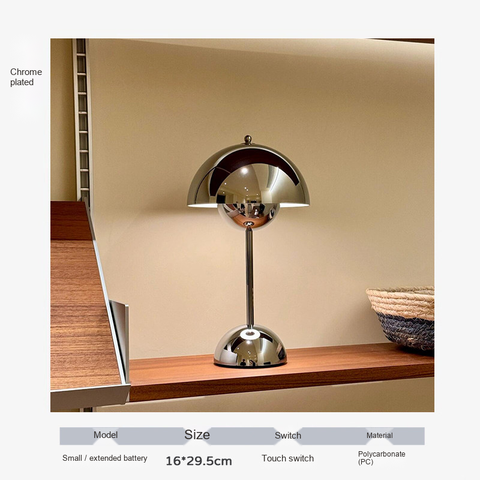 Chrome plated · Extended-battery version · Touch switch