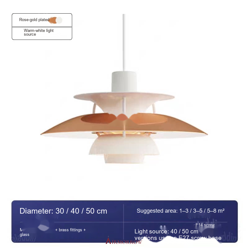 Layered Disc Pendant Light — AM0135, view 20
