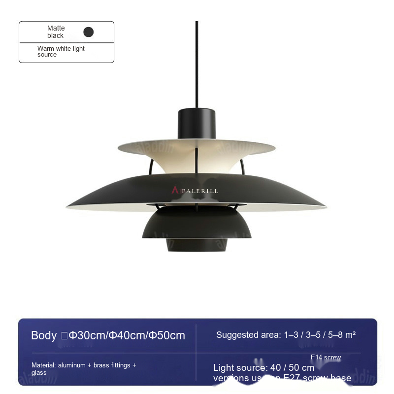 Layered Disc Pendant Light — AM0135, view 13