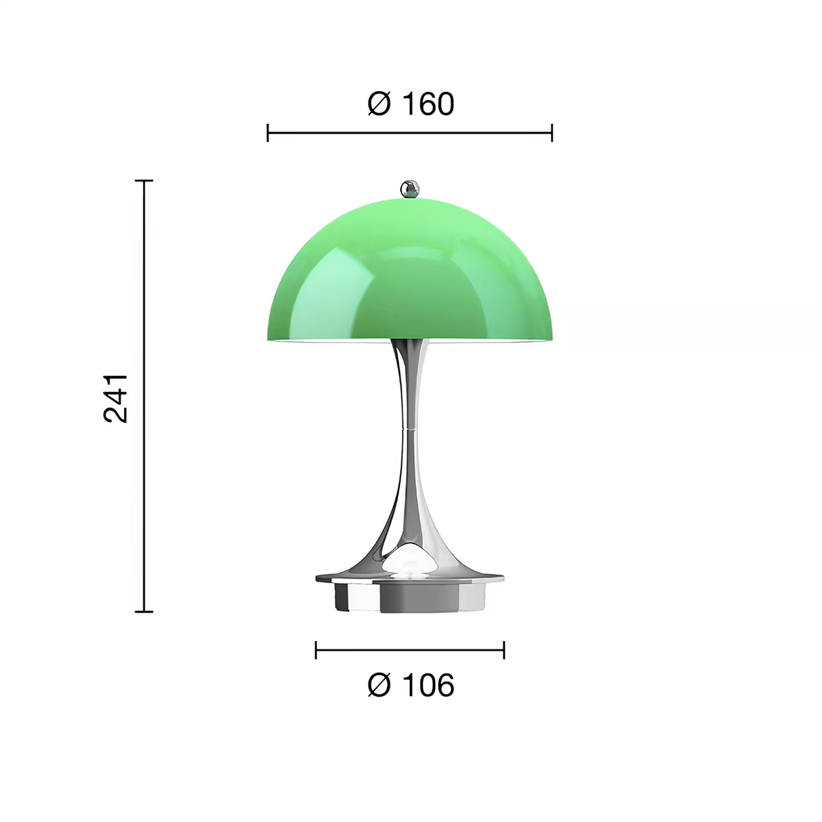 Portable Dimmable Mushroom Table Lamp — AM0136, view 12
