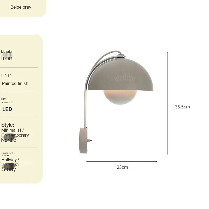 Flowerbud Wall Light — AM0156, view 4