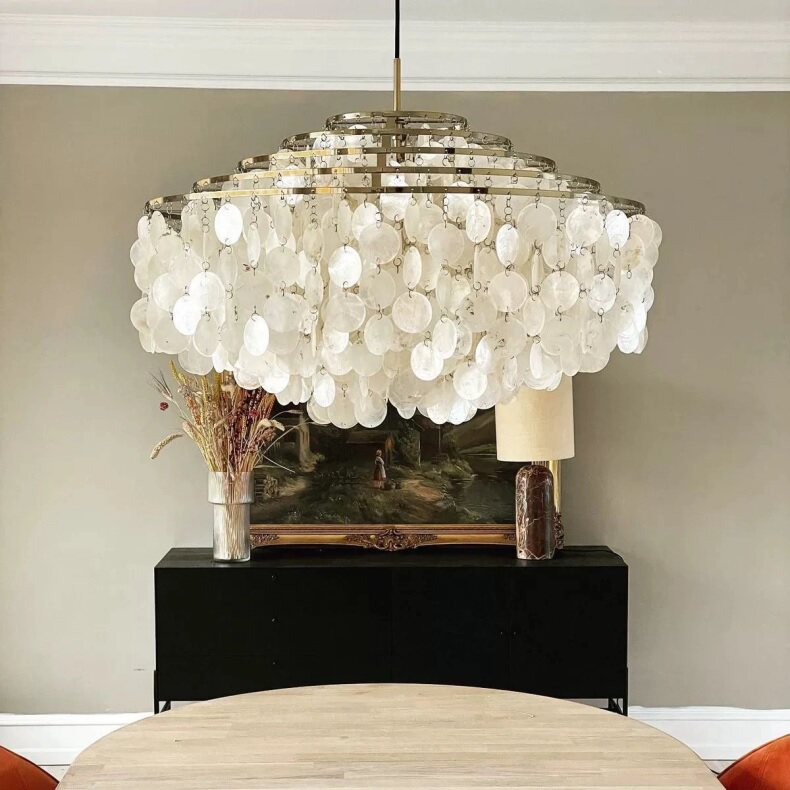 Layered Shell Pendant Light — AM0141, view 18